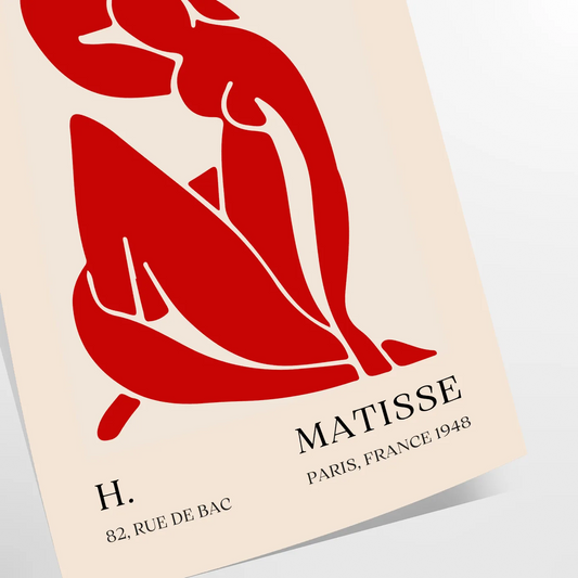 space Matisse graphic poster vibrant prints stunning visual impact wall art thoughtful gift artwork essence modern design unframed styles decor needs