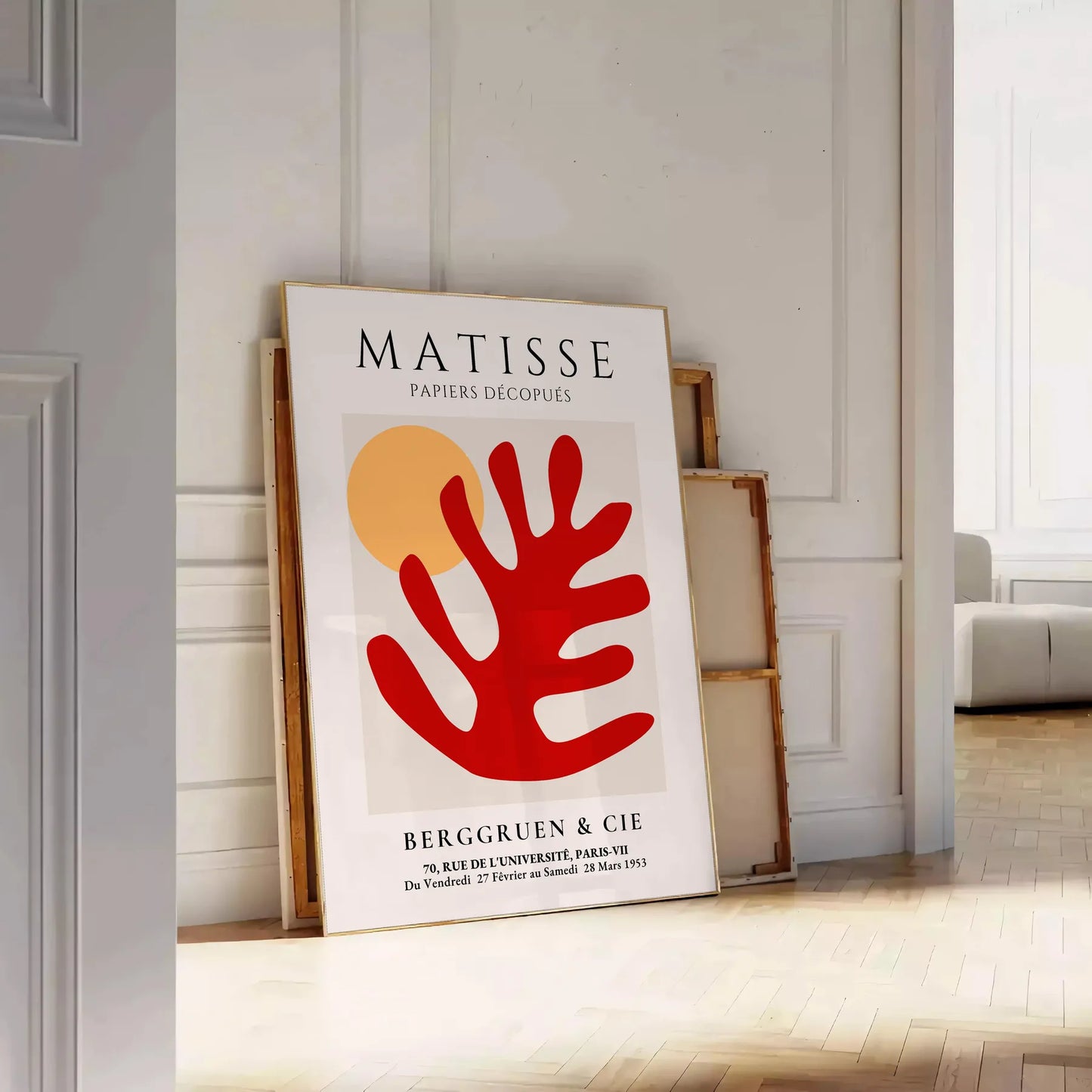 space striking Matisse prints poster popular themes vibrant yellow bold black wall art perfect artwork gift framed piece frame decor taste