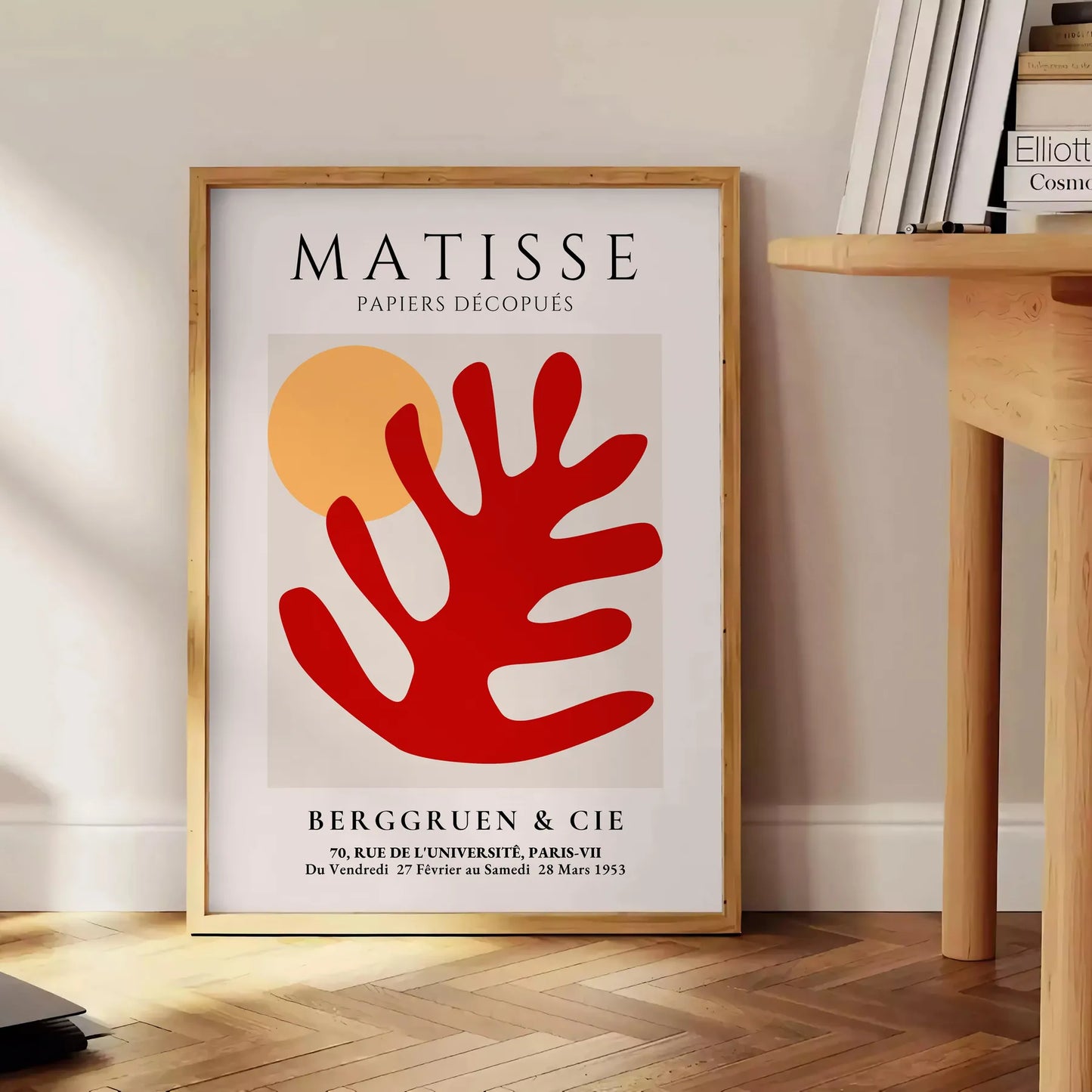 space striking Matisse prints poster popular themes vibrant yellow bold black wall art perfect artwork gift framed piece frame decor taste